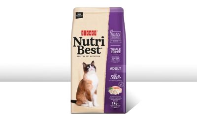 מזון לחתול עוף ואורז 15 ק"ג Nutribest