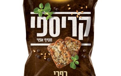 קריספי טאפאס חטיף קרקר זרעים ותבלינים