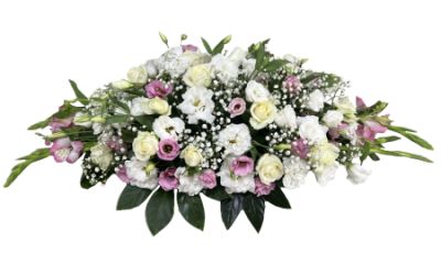 סידור חלה לבן בנגיעות ורוד