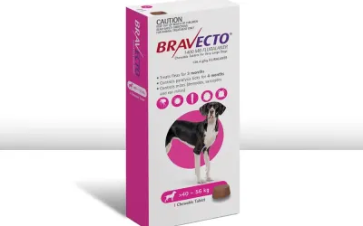 ברבקטו לכלב כדור נגד פרעושים וקרציות 40-56 ק"ג