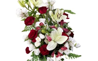 סידור ורדים ולבן 