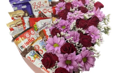 מארז לב מפנק ורוד