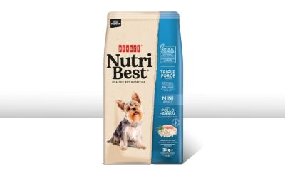 מזון לכלב בוגר מגזע קטן עוף 10 ק"ג Nutribest