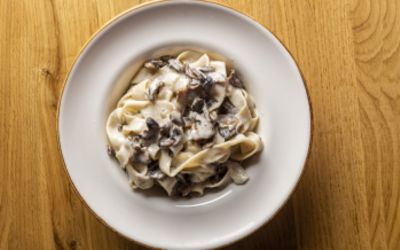 שמנת פטריות ובטטה