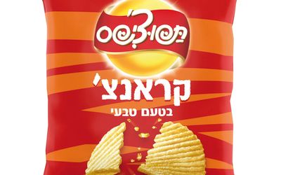 חטיף תפוצ'יפס קראנצ' בטעם טבעי