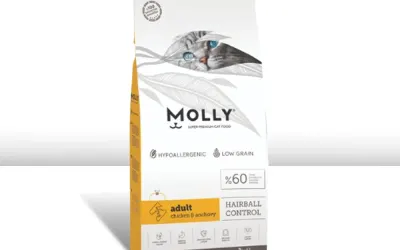 מזון לחתול היירבול 2 ק"ג Molly