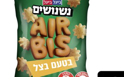 איירביס בטעם בצל חטיף אפוי אוורירי בטעם בצל