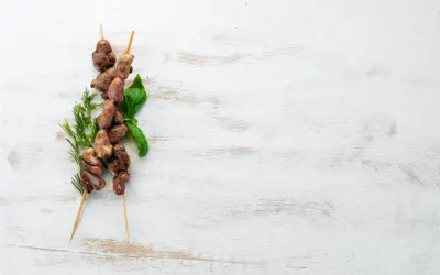 שיפודי לבבות קפוא 