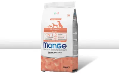 מזון לכלב בוגר סלמון 12 ק"ג Monge
