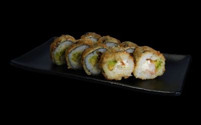 КК: Горячий ролл криспи с креветками в темпуре