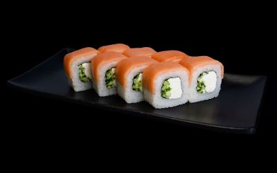 Филадельфия с копченым лососем