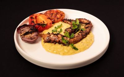 תמנון על האש