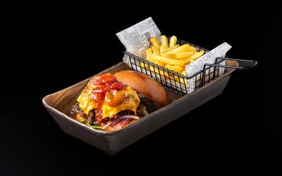 בורגר בשר מפורק