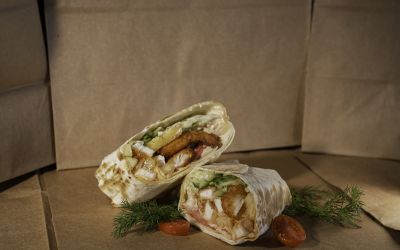 Schnitzel Wrap L