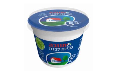 תנובה גבינה לבנה5 % 250 גרם