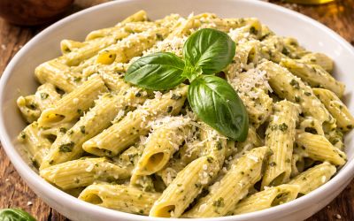 פסטה פנה  שמנת פסטו 