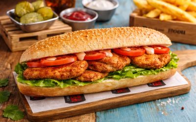 לחמניה שניצל