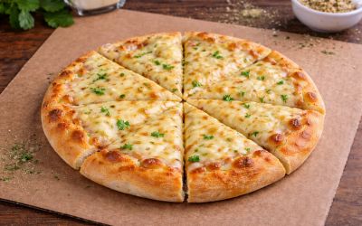 פיצה שמנת מוצרלה M