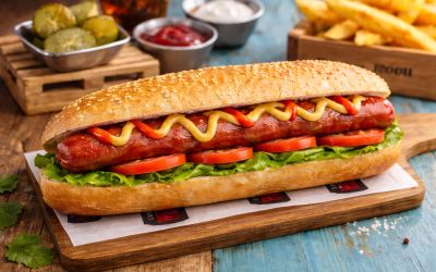 לחמניה נקניקיה