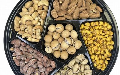 מגש פיצוחים לאירוח 740 גרם