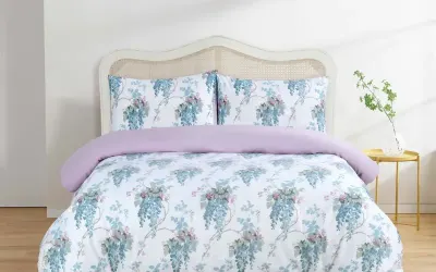 Laura Ashley סט מצעים פרקל- דגם Wisteria