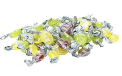 סוכריות ללא סוכר בטעם פירות 100