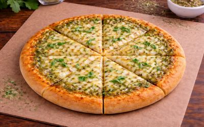 פיצה פסטו צהובה L