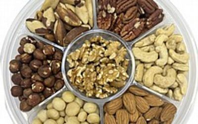 מגש אגוזים טבעיים פרמיום 760 גרם 