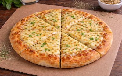 פיצה שמנת מוצרלה L