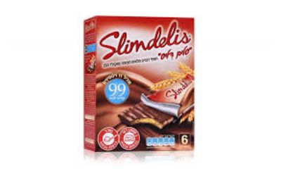 סלים דליש חטיף דגנים מלאים מצופה שוקולד חלב