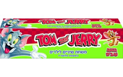 טום וג׳רי משחת שיניים לילדים בטעם ענבים
