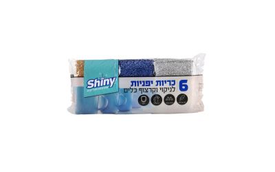 כרית יפנית לקרצוף עדין 6 יחידות 