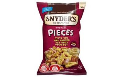 סניידרס שברי בייגלה בטעם בצל, דבש וחרדל 310 ג'