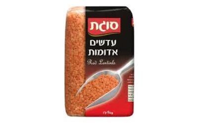 סוגת עדשים אדומות קילו