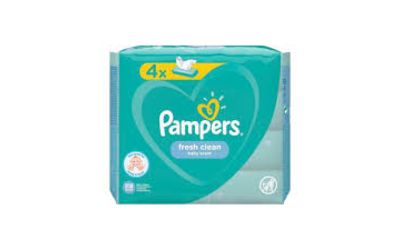 פאמפרס מגבונים מארז 4 יחידות 