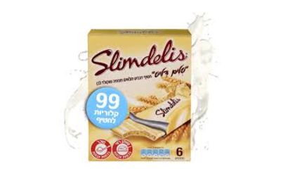 סלים דליש חטיף דגנים מלאים מצופה שוקולד לבן