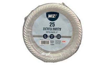 וויז צלחות ענקיות 25 יחידות 