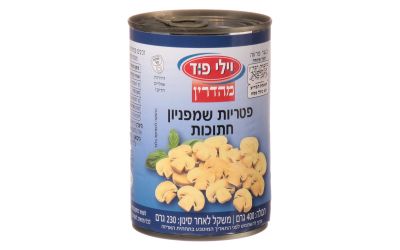 פטריות שמפניון חתוכות