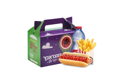 ארוחת ילדים נקניקיה