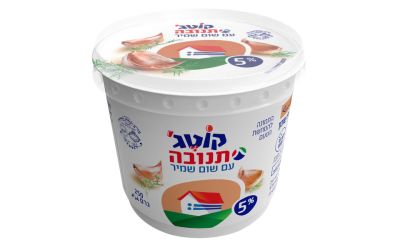 קוטג' עם שום ושמיר 5%