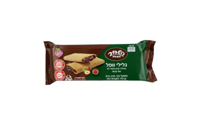 גלילי וופל במילוי קרם אגוזי לוז עם קקאו