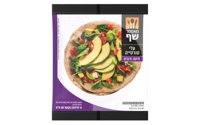 עלי טורטייה מקמח מלא 8 יח'