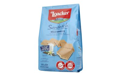 וופל במילוי קרם בטעם חלב וניל