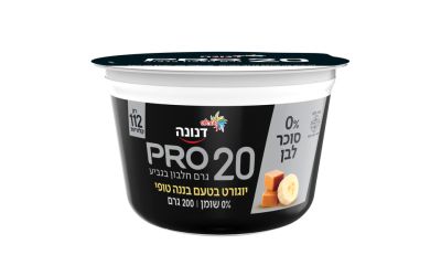 פרו 20 יוגורט בטעם בננה טופי 0%