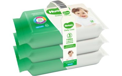 מגבונים לחים טיפוח יומי ללא בישום שלישייה