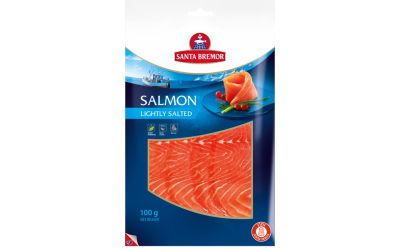 פילה דג סלמון מלוח פרוס קפוא