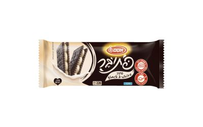 פתי בר פינוקי בלאק אנד וויט בטעם שוקולד עם מילוי קרם וניל