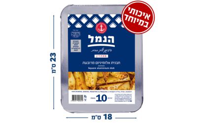 מגש הכסף תבנית אלומיניום מרובעת קטנה עם מכסה