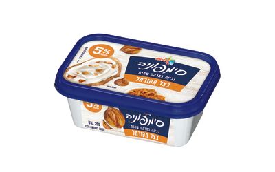 סימפוניה גבינה במרקם שמנת בצל מקורמל 5%