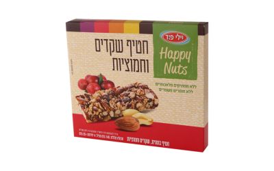 הפי נאטס חטיף שקדים וחמוציות